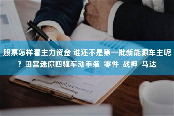 股票怎样看主力资金 谁还不是第一批新能源车主呢？田宫迷你四驱车动手装_零件_战神_马达